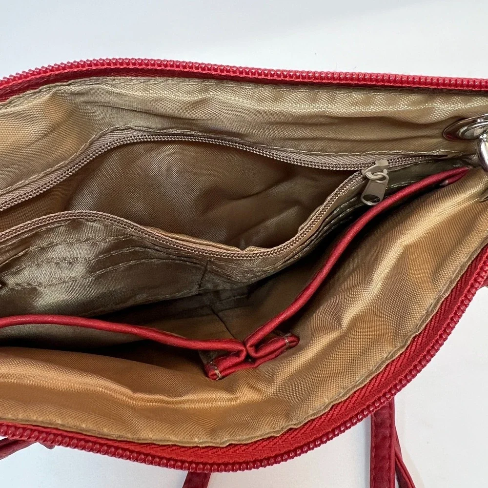 Koltov Crossbody Red Purse Handbag 10